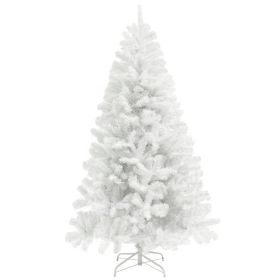 9ft Unlit Artificial White Christmas Tree, Holiday Decor with 2132 Branch Tips, Auto Open and Steel Base (Option: White-1200x330x360 mm)