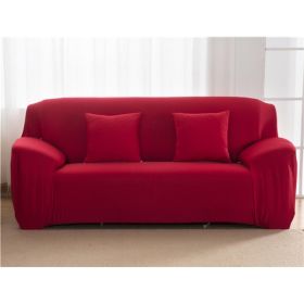 Solid Corner Sofa Covers Couch Slipcovers Elastica Material Sofa Skin Protector Cover Sofa Armchair (Option: 1-Pillowcase×2)